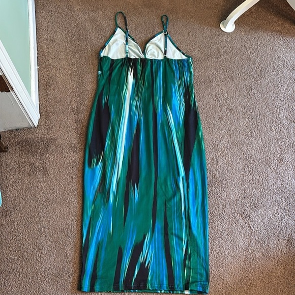 SHEIN Curve Tropical MIDI dress - Picture 3 of 6